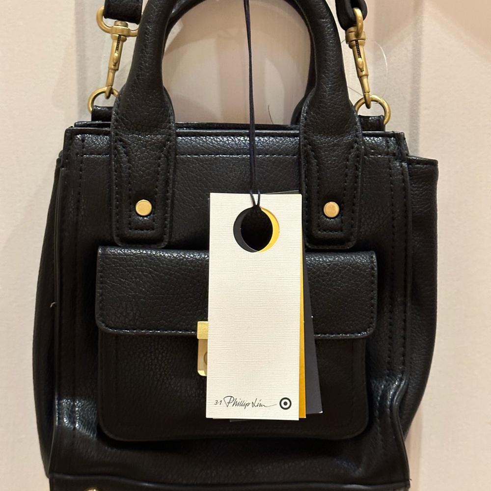 Target collaboration with 3.1 Phillip Lim tote bag in black. - Picture 7 of 8